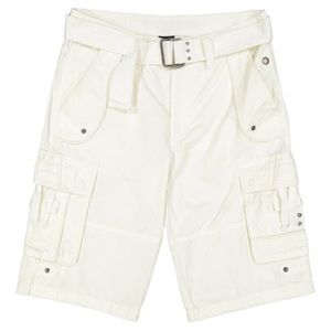 Men’s Request Jeans | White Cargo Shorts Size 38